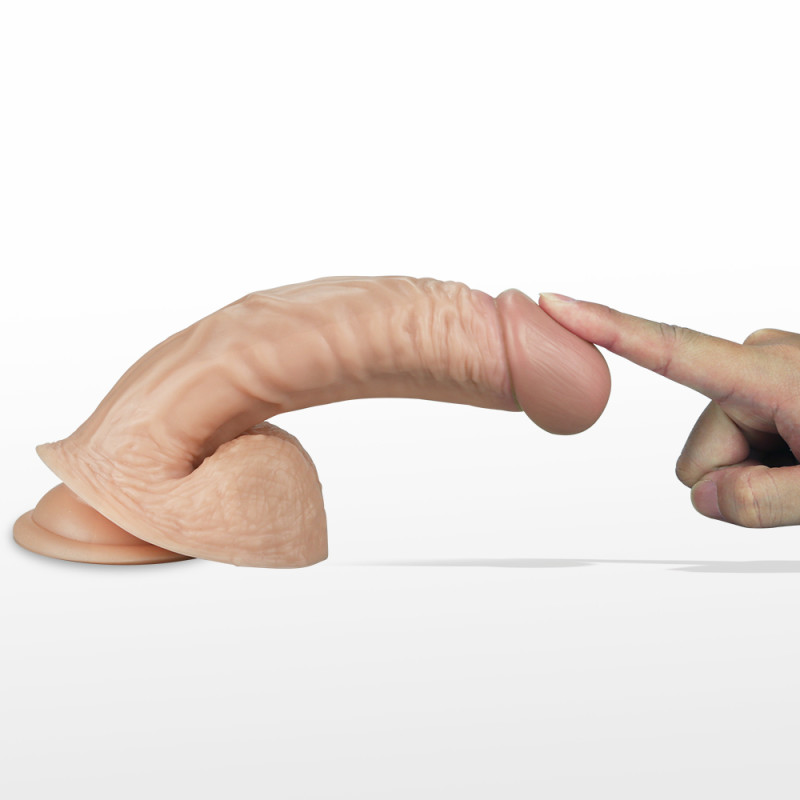 Вибратор LoveToy Real Extreme Vibrating Dildo 8.5