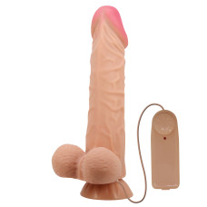 Вібратор Pretty Love Sliding Skin Sadik 9.4 Flesh