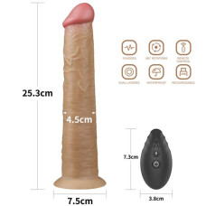 Вибратор LoveToy DualLoveToyLayered Silicone Rotator 10 Flesh