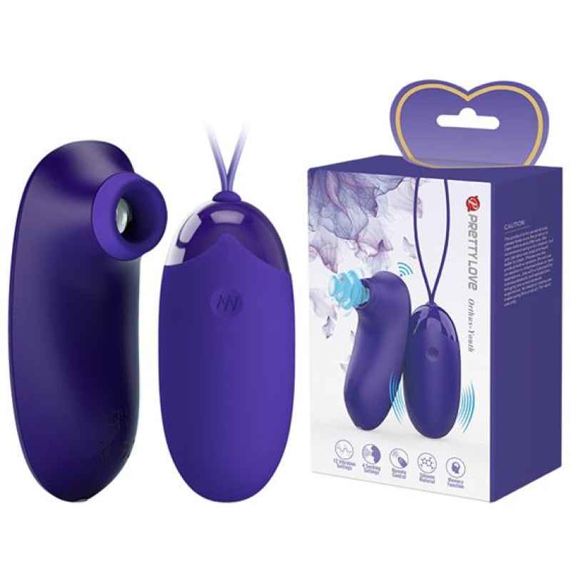 Виброяйцо Pretty Love Orthus-Youth Stimulator Blue
