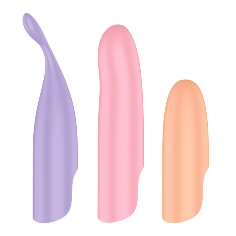 Набор 4-в-1 Satisfyer Playful Four, вибратор и 4 насадки, 12 режимов