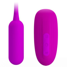 Виброяйцо с клиторальным стимулятором Pretty Love Curupira Multifunctional 2 in 1 Purple