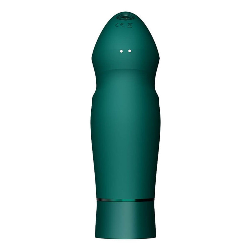 Компактная смарт секс-машина Zalo – Sesh Turquoise Green, 2 насадки, пульт ДУ, кристалл Swarovski Компактная смарт секс-машина Zalo – Sesh Turquoise Green, 2 насадки, пульт ДУ, кристалл Swarovski
