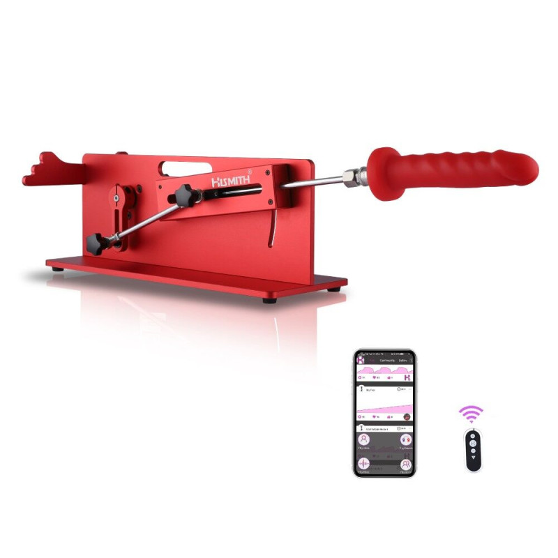 Смарт секс-машина Hismith Table Top 2.0 Pro APP Red, настольная версия Смарт секс-машина Hismith Table Top 2.0 Pro APP Red, настольная версия
