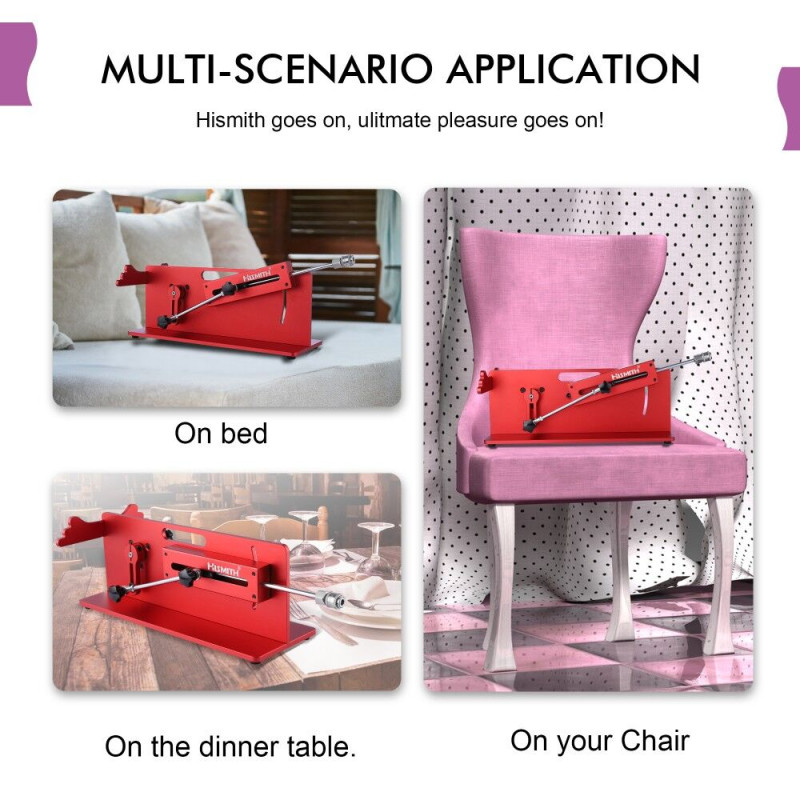 Смарт секс-машина Hismith Table Top 2.0 Pro APP Red, настольная версия Смарт секс-машина Hismith Table Top 2.0 Pro APP Red, настольная версия