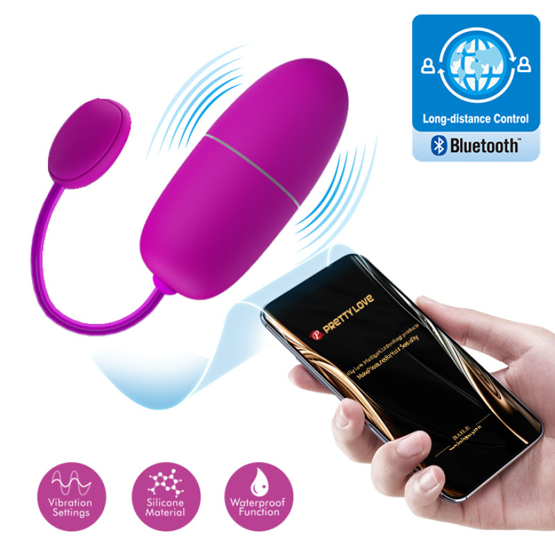 Виброяйцо Pretty Love Nymph Vibrating Egg Purple (App)