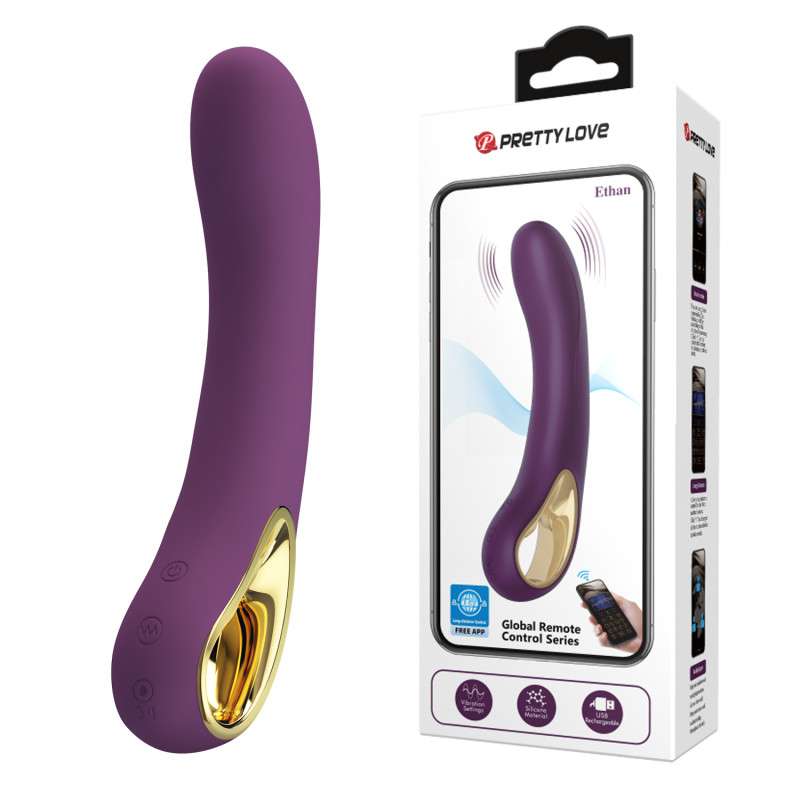 Вибратор Pretty Love Ethan RC Control Vibrator Purple