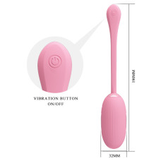 Виброяйцо Pretty Love Doreen Electric Shock Egg Pink (App)