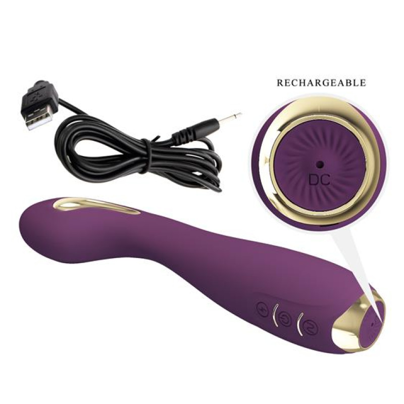 Вибратор Pretty Love Hector Vibrator Plum (App)