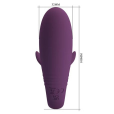 Вибратор Pretty Love Jayleen Stimulator Plum (App)