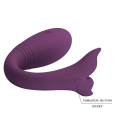 Вибратор Pretty Love Jayleen Stimulator Plum (App)