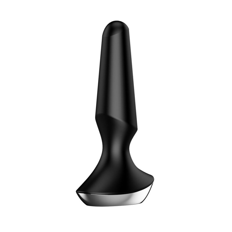 Анальная смарт-вибропробка Satisfyer Plug-ilicious 2 Черная Анальная смарт-вибропробка Satisfyer Plug-ilicious 2 Черная