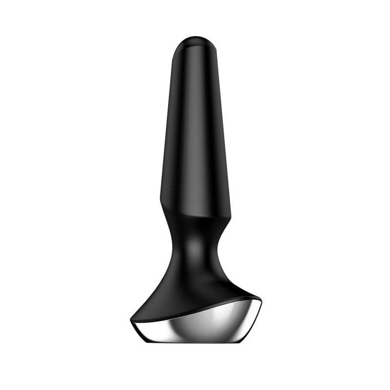 Анальная смарт-вибропробка Satisfyer Plug-ilicious 2 Черная Анальная смарт-вибропробка Satisfyer Plug-ilicious 2 Черная