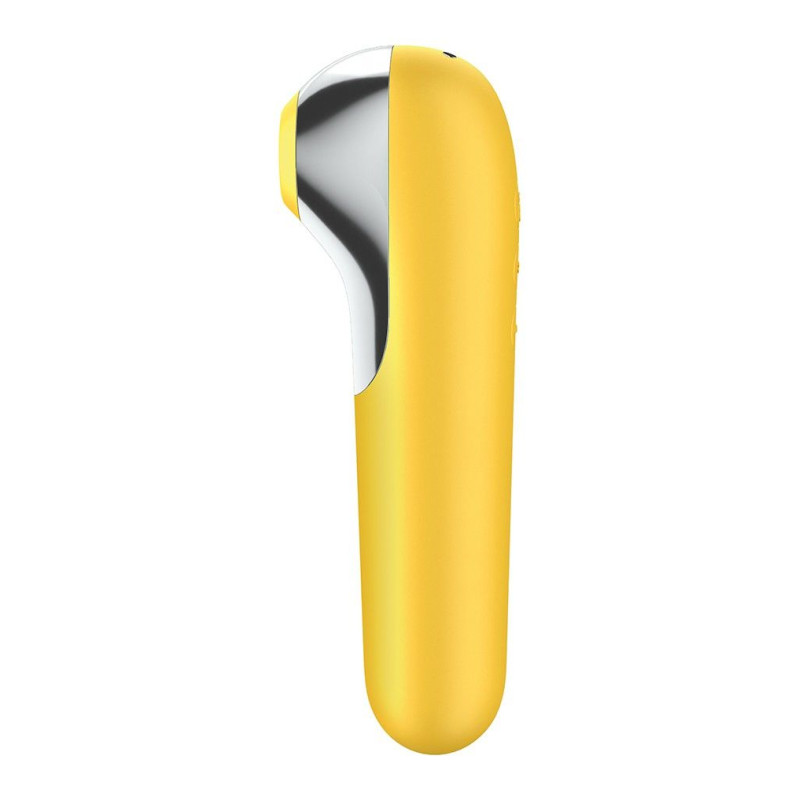 Смарт вібратор та вакуумний стимулятор 2-в-1 Satisfyer Dual Love Жовтий Смарт вібратор та вакуумний стимулятор 2-в-1 Satisfyer Dual Love Жовтий