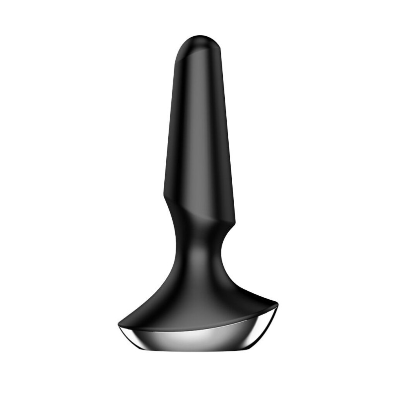 Анальная смарт-вибропробка Satisfyer Plug-ilicious 2 Черная Анальная смарт-вибропробка Satisfyer Plug-ilicious 2 Черная