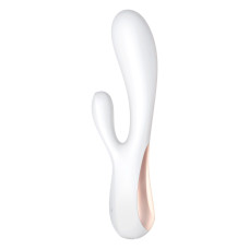 Смарт-вибратор кролик Satisfyer Mono Flex Белый, 2 мотора, управление через интернет