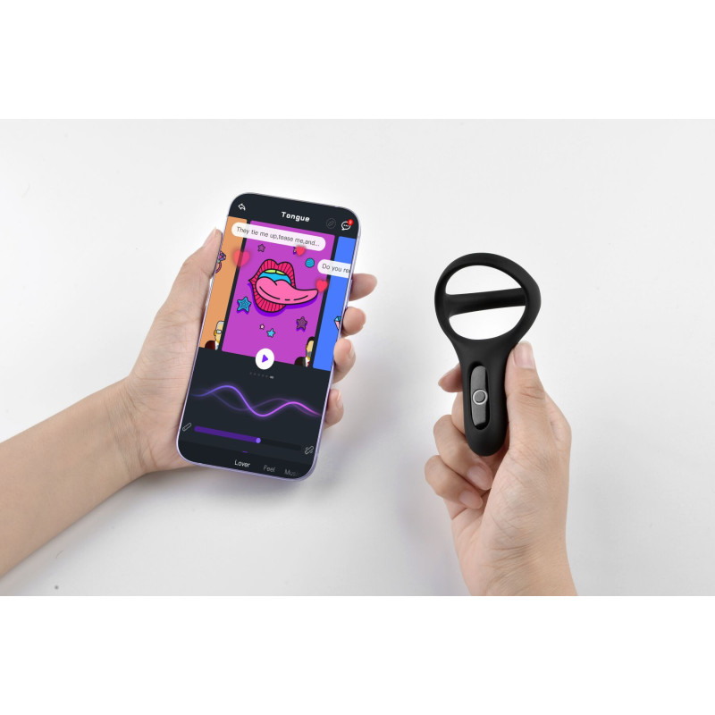 Двойное эрекционное кольцо Magic Motion Fun Town Rise Черное Двойное эрекционное кольцо Magic Motion Fun Town Rise Черное