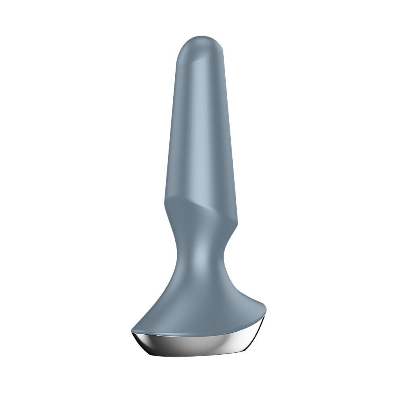 Анальна смарт-вібропробка Satisfyer Plug-ilicious 2 Синя Анальна смарт-вібропробка Satisfyer Plug-ilicious 2 Синя