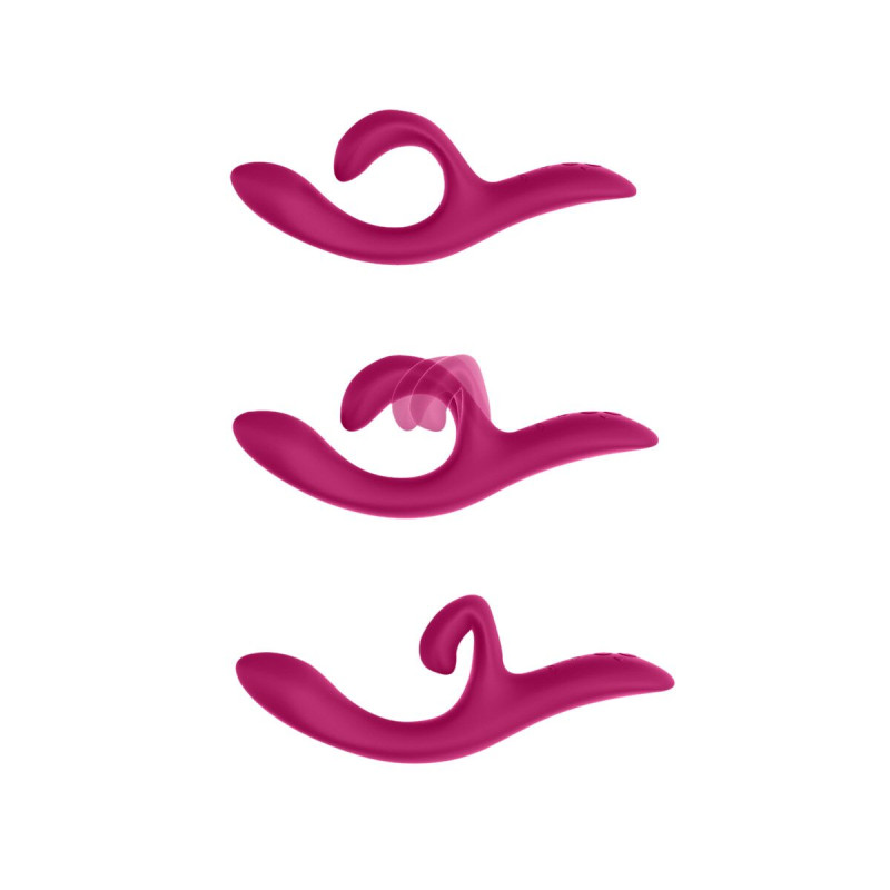 Смарт вібратор-кролик We-Vibe Nova Fuchsia, ергономічний, регульований кут нахилу стовбура Смарт вібратор-кролик We-Vibe Nova Fuchsia, ергономічний, регульований кут нахилу стовбура