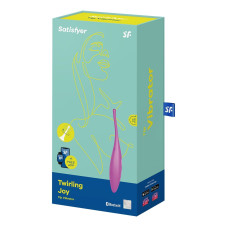 Смарт-вибратор для клитора Satisfyer Twirling Joy Фуксия