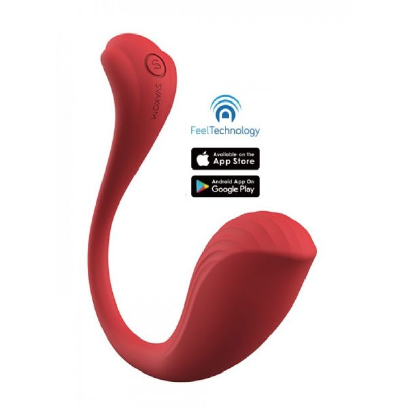 Інтерактивне SMART Віброяйце SVAKOM Phoenix Neo Червоне Інтерактивне SMART Віброяйце SVAKOM Phoenix Neo Червоне