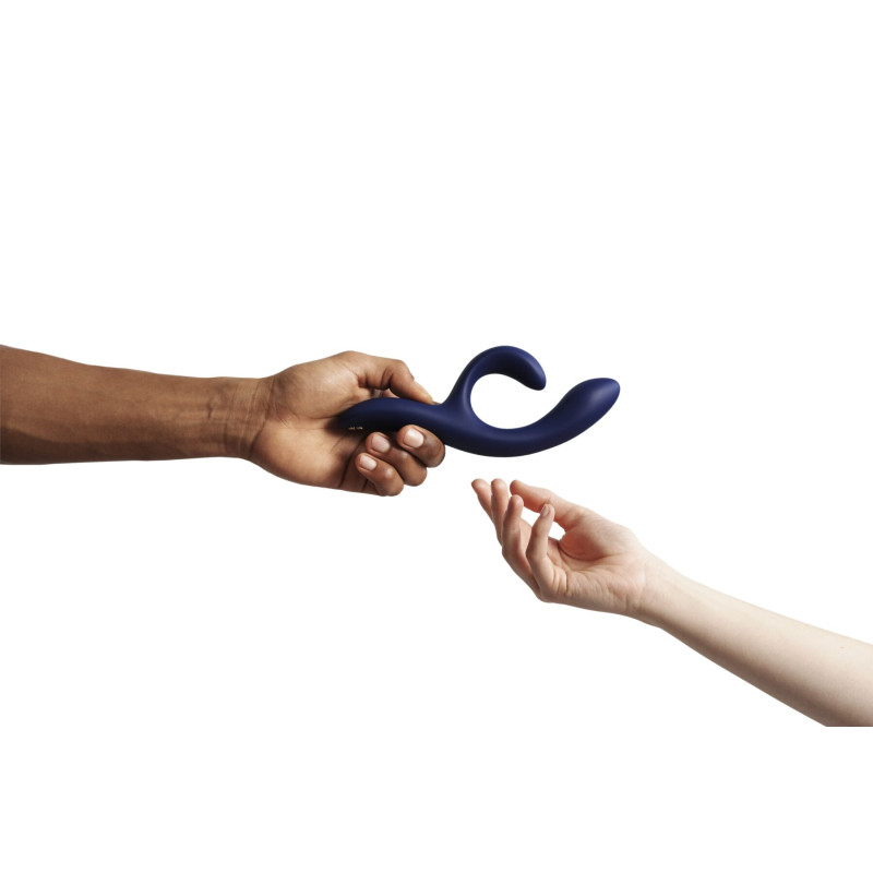 Смарт вибратор-кролик We-Vibe Nova Midnight Blue, эргономичный, регулируемый угол наклона ствола Смарт вибратор-кролик We-Vibe Nova Midnight Blue, эргономичный, регулируемый угол наклона ствола