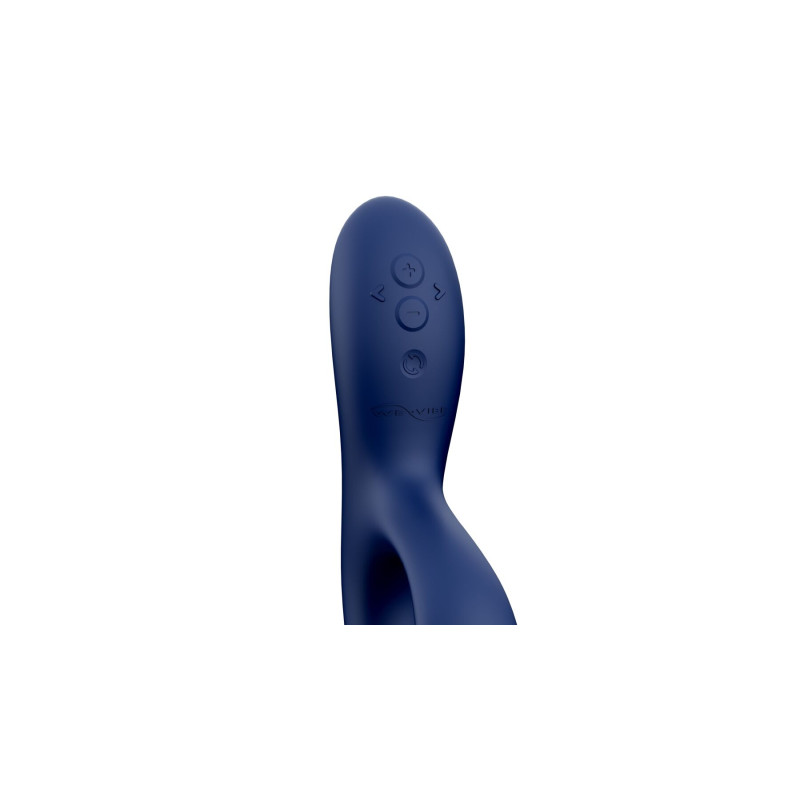 Смарт вибратор-кролик We-Vibe Nova Midnight Blue, эргономичный, регулируемый угол наклона ствола Смарт вибратор-кролик We-Vibe Nova Midnight Blue, эргономичный, регулируемый угол наклона ствола