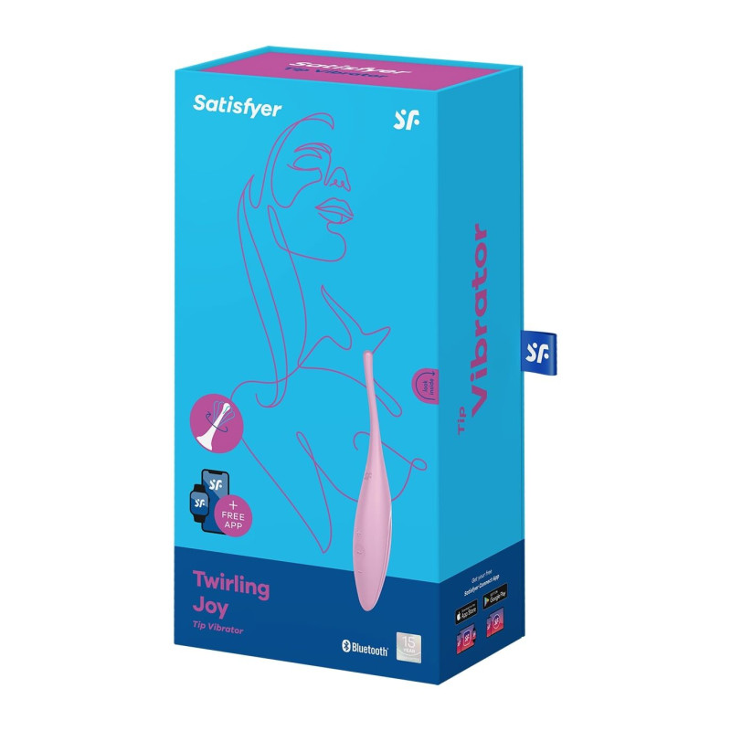 Смарт-вибратор для клитора Satisfyer Twirling Joy Розовый Смарт-вибратор для клитора Satisfyer Twirling Joy Розовый