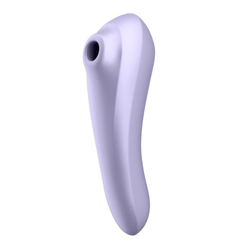 Смарт вибратор и вакуумный стимулятор 2-в-1 Satisfyer Dual Pleasure Лиловый Смарт вибратор и вакуумный стимулятор 2-в-1 Satisfyer Dual Pleasure Лиловый