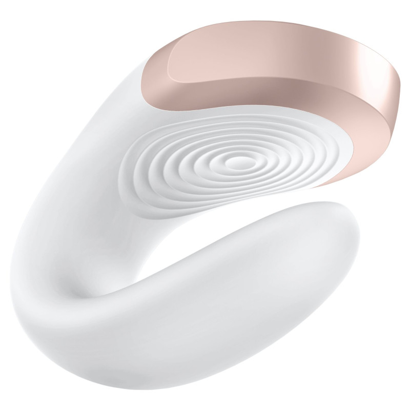 Смарт-вибратор для пар Satisfyer Double Love (White) Смарт-вибратор для пар Satisfyer Double Love (White)