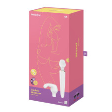 Смарт вибромассажер с сменной головкой Satisfyer Double Wand-er