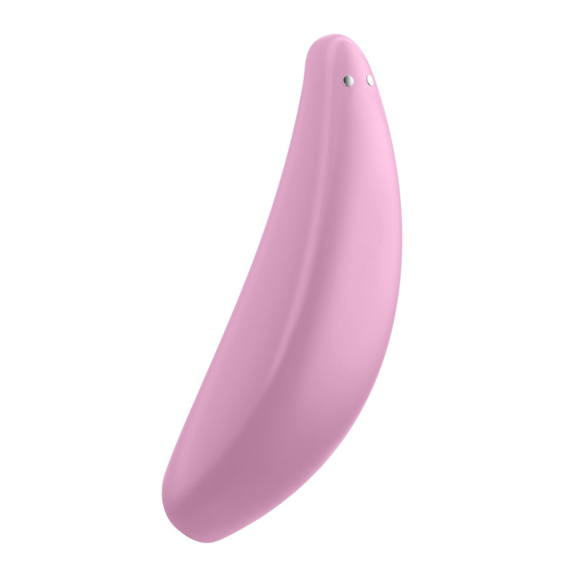 Потужний вакуумний кліторальний стимулятор Satisfyer Curvy 3+ з керуванням через інтернет Потужний вакуумний кліторальний стимулятор Satisfyer Curvy 3+ з керуванням через інтернет