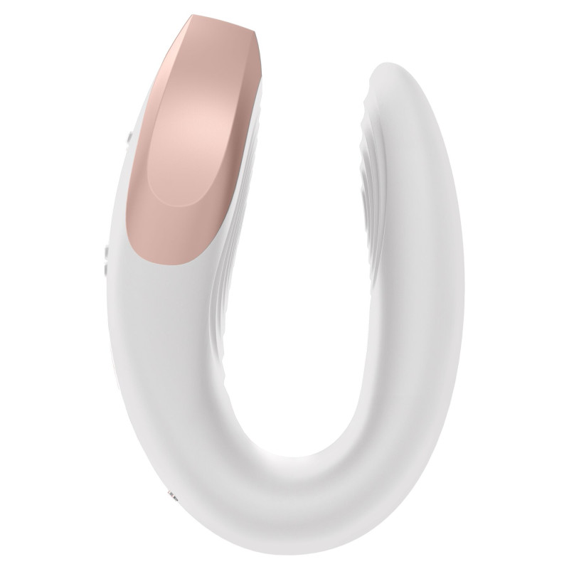 Смарт-вибратор для пар Satisfyer Double Love (White) Смарт-вибратор для пар Satisfyer Double Love (White)