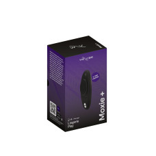 Смарт-вибратор We-Vibe Moxie+ Satin Black, обновленный пульт ДУ