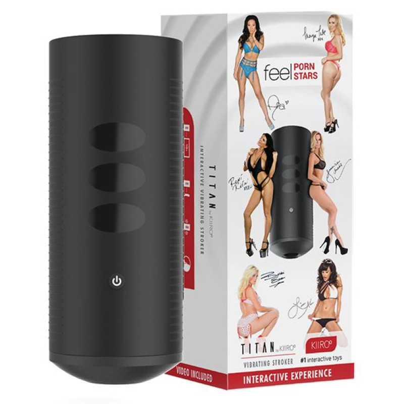 Интерактивный мастурбатор Kiiroo Titan Feel Pornstars Experience, 9 вибромоторов, теледильдоника Интерактивный мастурбатор Kiiroo Titan Feel Pornstars Experience, 9 вибромоторов, теледильдоника