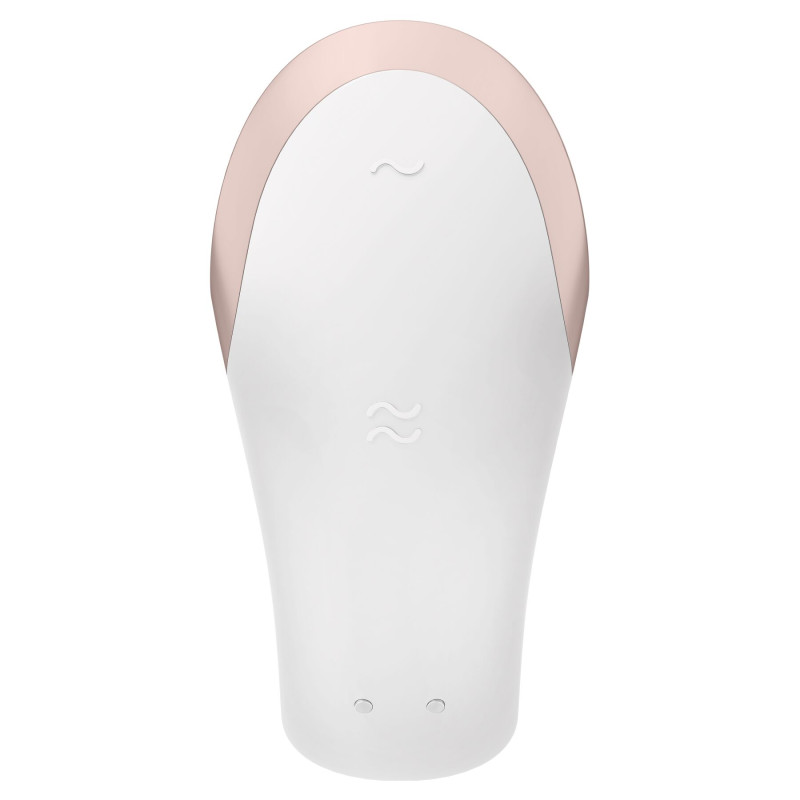 Смарт-вибратор для пар Satisfyer Double Love (White) Смарт-вибратор для пар Satisfyer Double Love (White)
