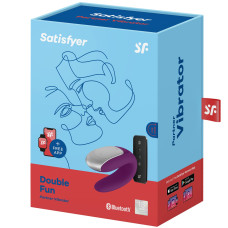Смарт-вибратор для пар Satisfyer Double Fun Фиолетовый