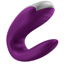 Смарт-вибратор для пар Satisfyer Double Fun Фиолетовый