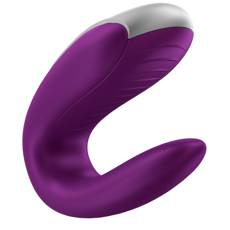 Смарт-вибратор для пар Satisfyer Double Fun Фиолетовый Смарт-вибратор для пар Satisfyer Double Fun Фиолетовый