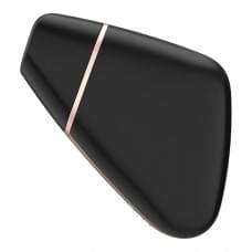 Вакуумный клиторальный стимулятор Satisfyer Love Triangle Черный с управлением через интернет