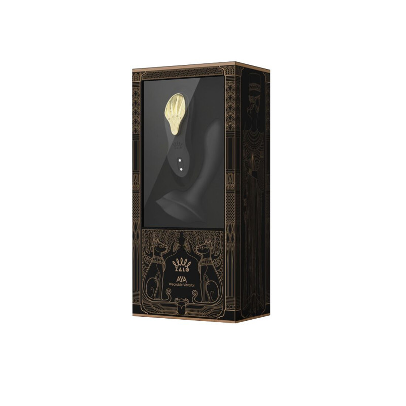Смарт-вибратор в трусики Zalo - AYA Obsidian Black, насадка и пульт ДУ Смарт-вибратор в трусики Zalo - AYA Obsidian Black, насадка и пульт ДУ