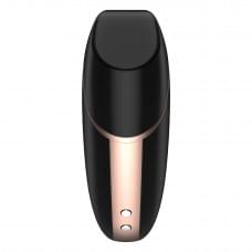 Вакуумный клиторальный стимулятор Satisfyer Love Triangle Черный с управлением через интернет