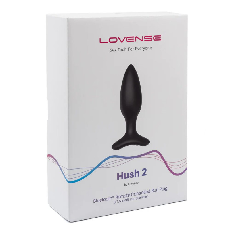 Анальна смарт-вібропробка Lovense Hush 2, розмір S Анальна смарт-вібропробка Lovense Hush 2, розмір S