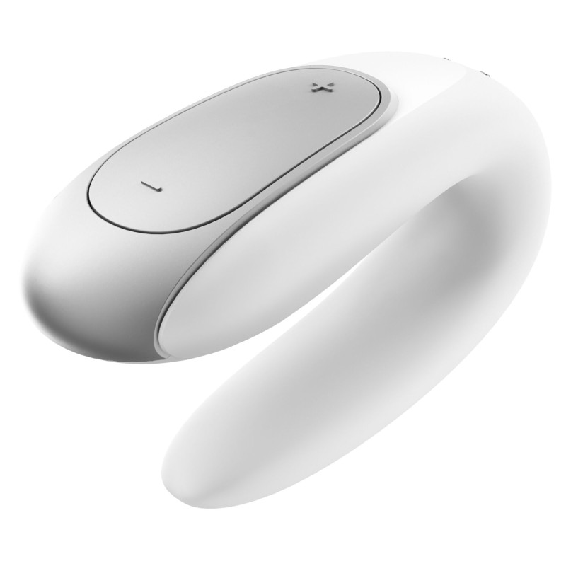 Смарт-вибратор для пар Satisfyer Double Fun Белый Смарт-вибратор для пар Satisfyer Double Fun Белый