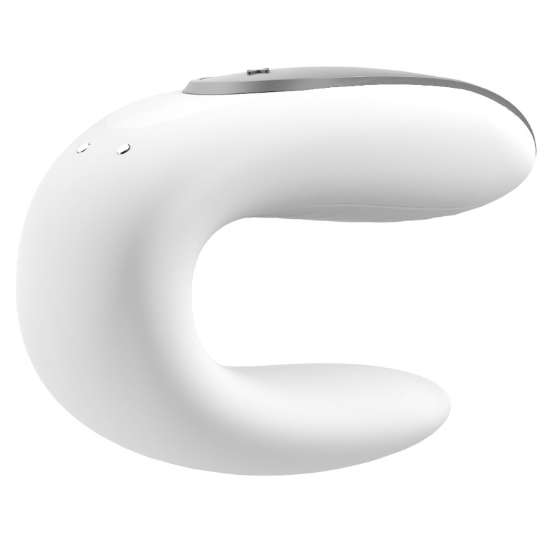 Смарт-вибратор для пар Satisfyer Double Fun Белый Смарт-вибратор для пар Satisfyer Double Fun Белый