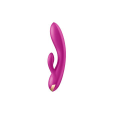 Смарт вибратор кролик с двойным отростком Satisfyer Double Flex Violet