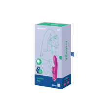 Смарт вибратор кролик с двойным отростком Satisfyer Double Flex Violet