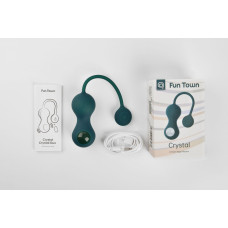 Вагінальні смарт-кульки з вібрацією Magic Motion Fun Town Crystal