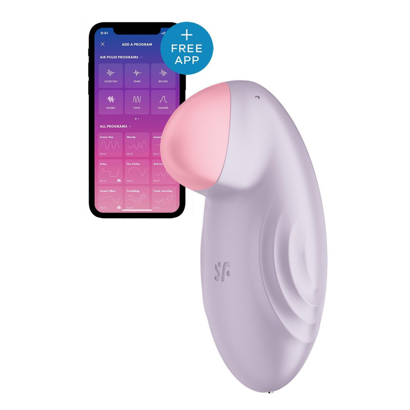 Смарт-вибратор для клитора Satisfyer Tropical Tip Light Lilac Смарт-вибратор для клитора Satisfyer Tropical Tip Light Lilac