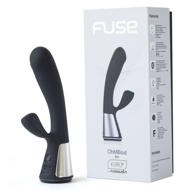 Интерактивный вибратор-кролик Ohmibod Fuse for Kiiroo Черный Интерактивный вибратор-кролик Ohmibod Fuse for Kiiroo Черный
